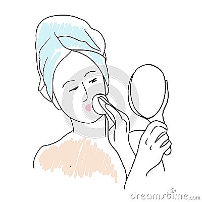 Face and body care Stock Photo